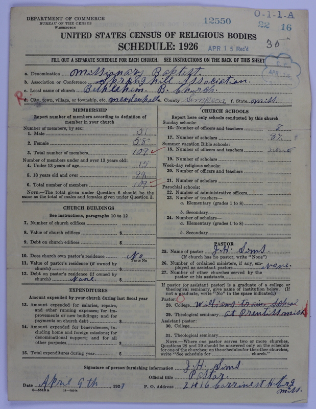 Scan of Negro Baptists: 12550