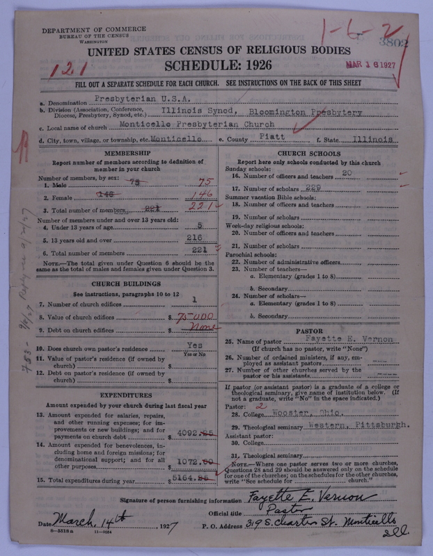 Scan of Presbyterian Church in the United States of America: 3802