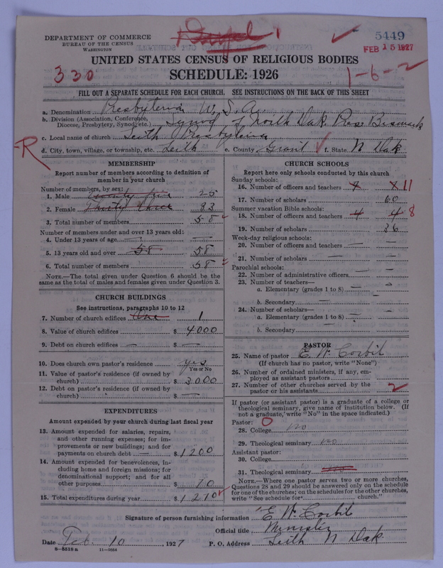 Scan of Presbyterian Church in the United States of America: 5449