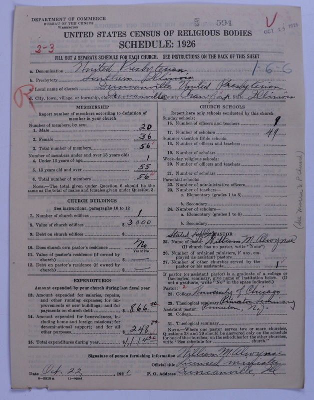 Scan of United Presbyterian Church of North America: 594