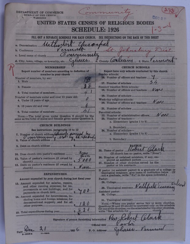 Scan of Federated Churches: 61