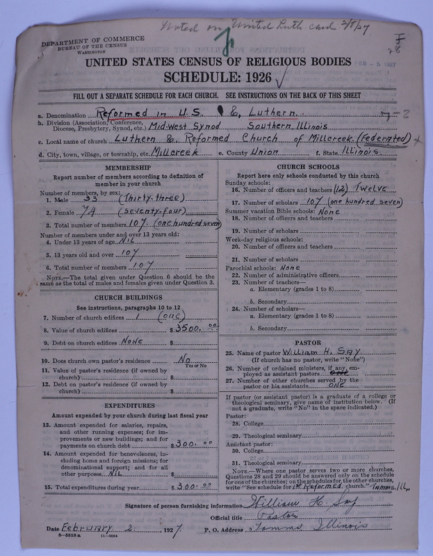 Scan of Federated Churches: 28