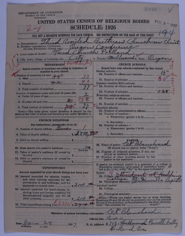 Scan of Church of the United Brethren in Christ: 2952