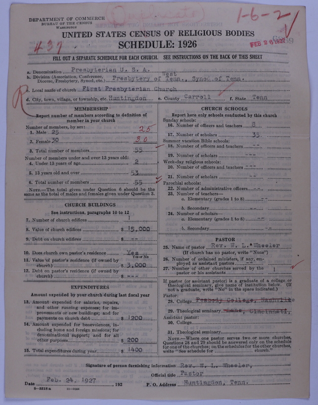 Scan of Presbyterian Church in the United States of America: 6889