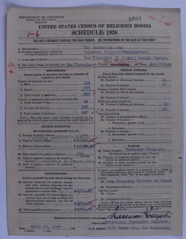 Scan of Salvation Army: 1023