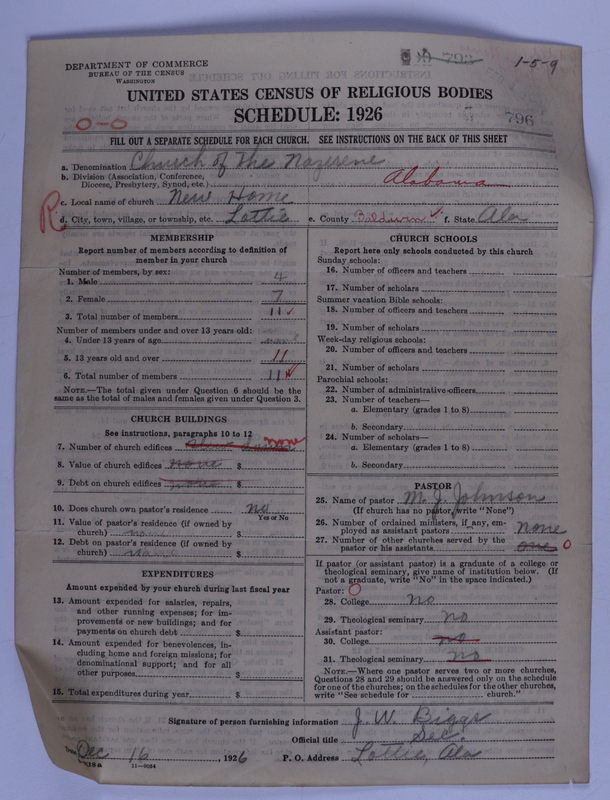 Scan of Church of the Nazarene: 796