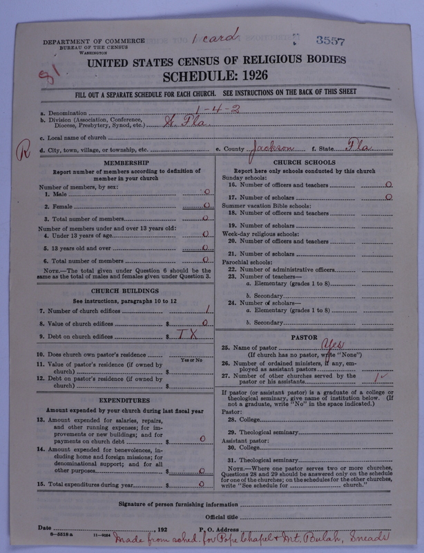 Scan of African Methodist Episcopal Church: 3557