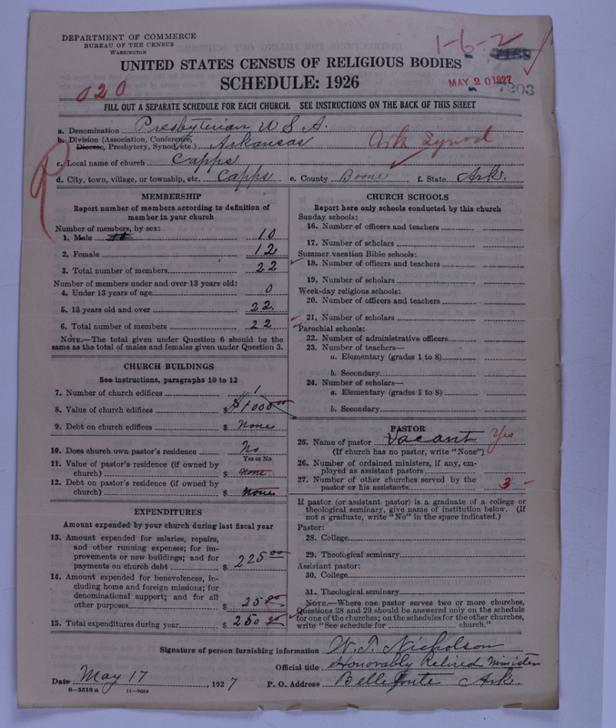 Scan of Presbyterian Church in the United States of America: 7203