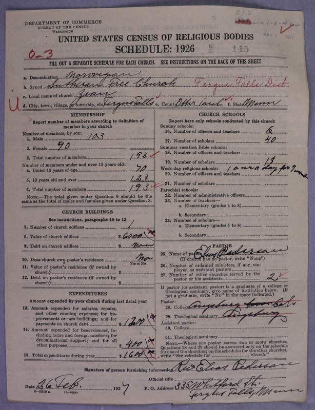 Scan of Lutheran Free Church: 145