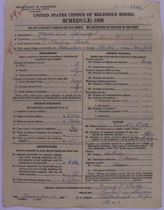 Scan of Methodist Episcopal Church: 1466