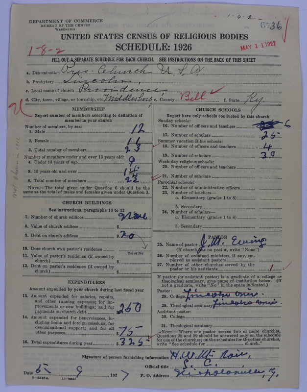 Scan of Presbyterian Church in the United States of America: 6736