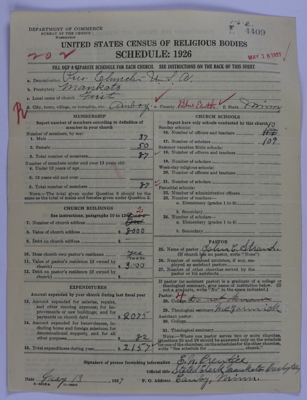 Scan of Presbyterian Church in the United States of America: 4409