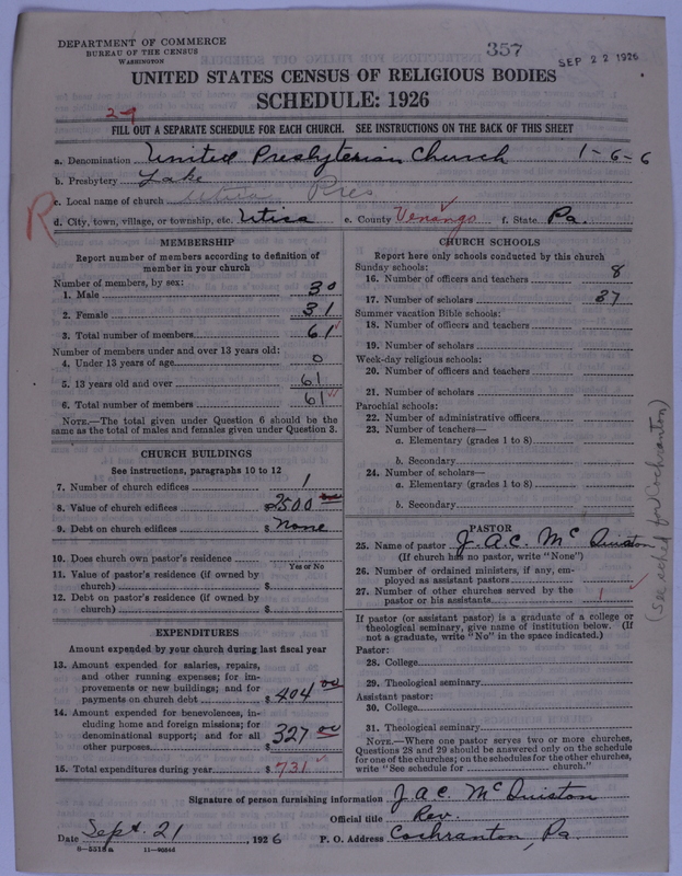 Scan of United Presbyterian Church of North America: 357