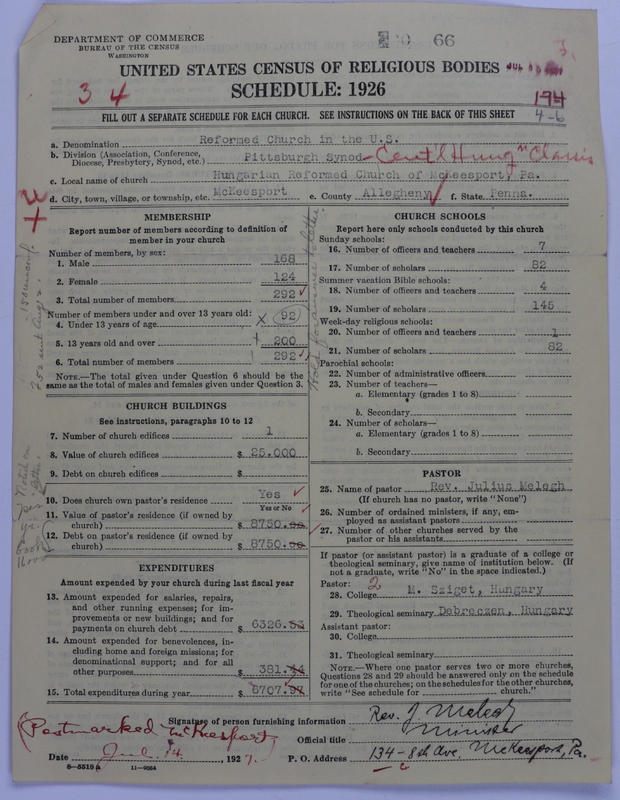Scan of Reformed Church in the United States: 66