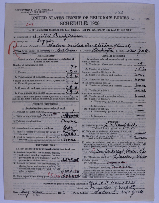Scan of United Presbyterian Church of North America: 82