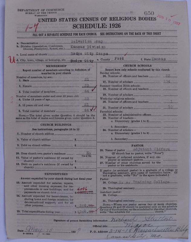 Scan of Salvation Army: 650