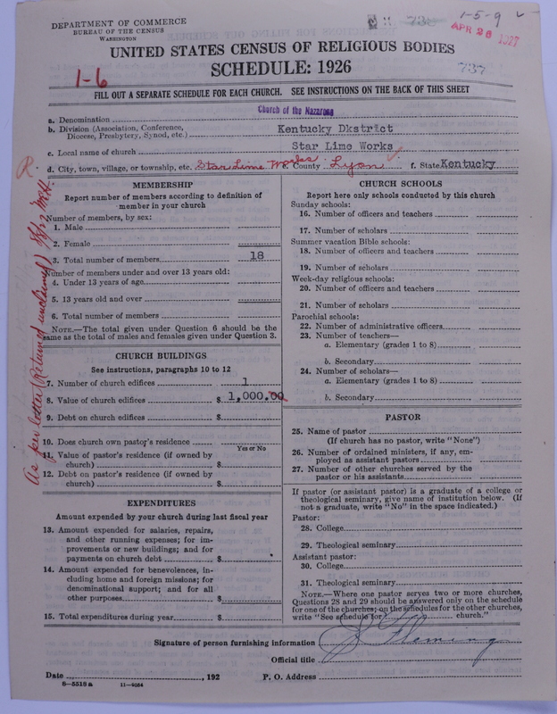 Scan of Church of the Nazarene: 737