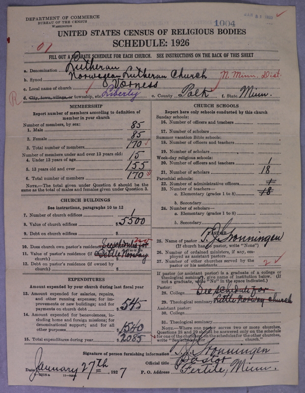 Scan of Norwegian Lutheran Church of America: 1004