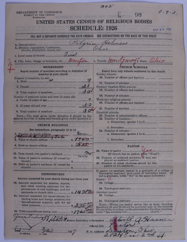 Scan of Pilgrim Holiness Church: 98