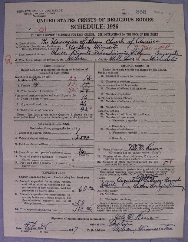 Scan of Norwegian Lutheran Church of America: 858