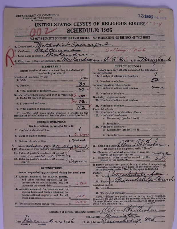 Scan of Methodist Episcopal Church: 13166