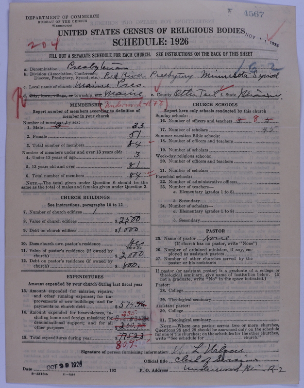 Scan of Presbyterian Church in the United States of America: 4567