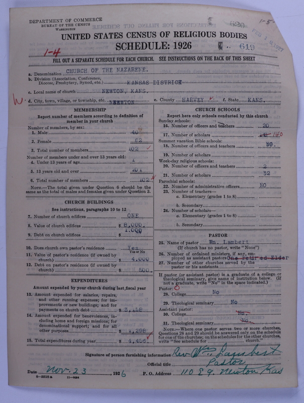 Scan of Church of the Nazarene: 619