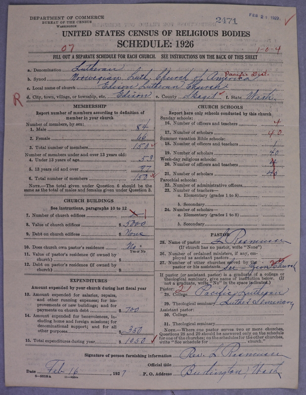 Scan of Norwegian Lutheran Church of America: 2472