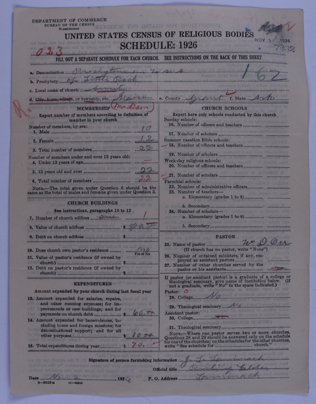 Scan of Presbyterian Church in the United States of America: 7232