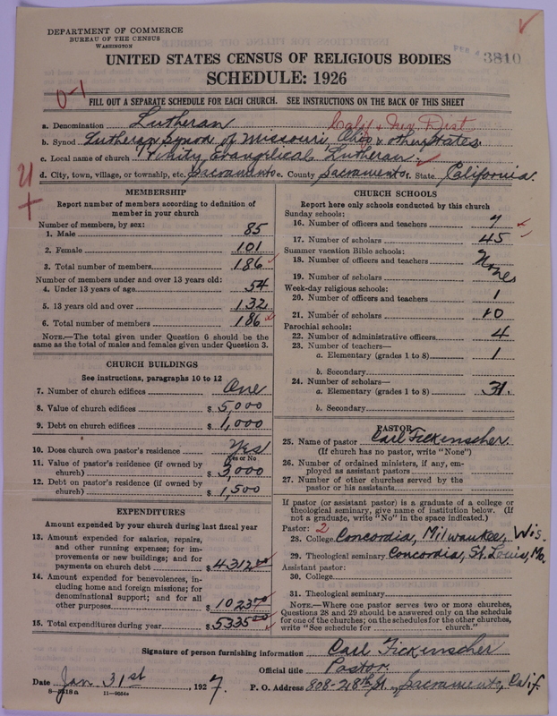 Scan of Evangelical Lutheran Synodical Conference of America: Evangelical Lutheran Synod of Missouri, Ohio, and Other States: 3810