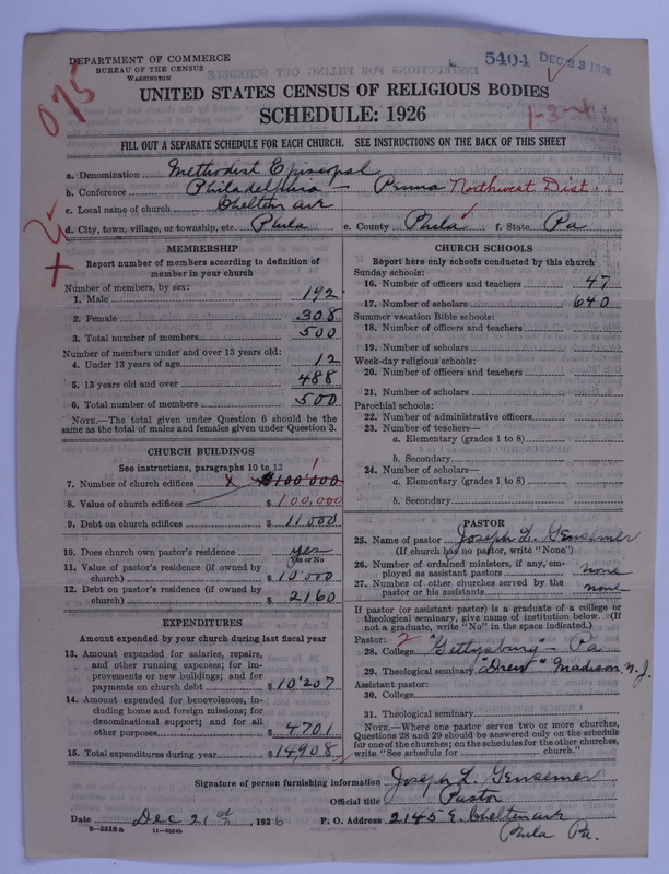 Scan of Methodist Episcopal Church: 5404