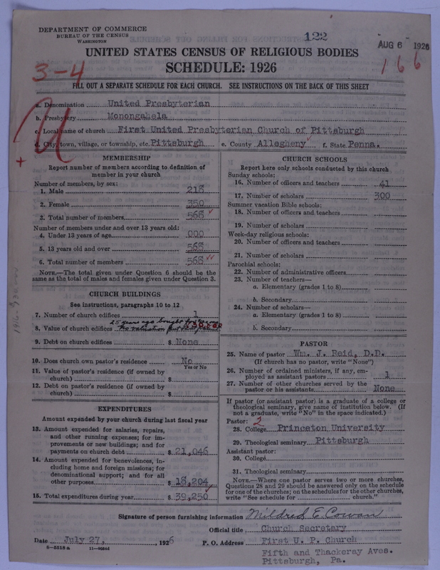 Scan of United Presbyterian Church of North America: 122