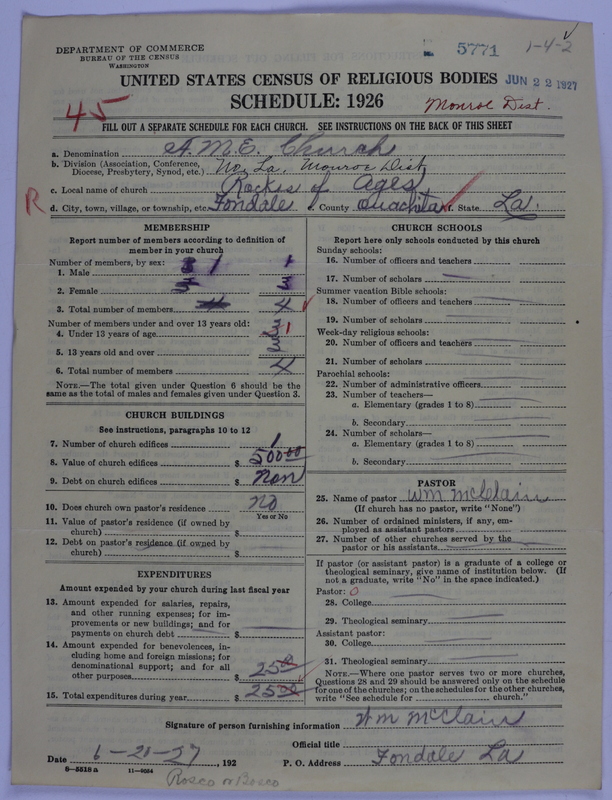 Scan of African Methodist Episcopal Church: 5771