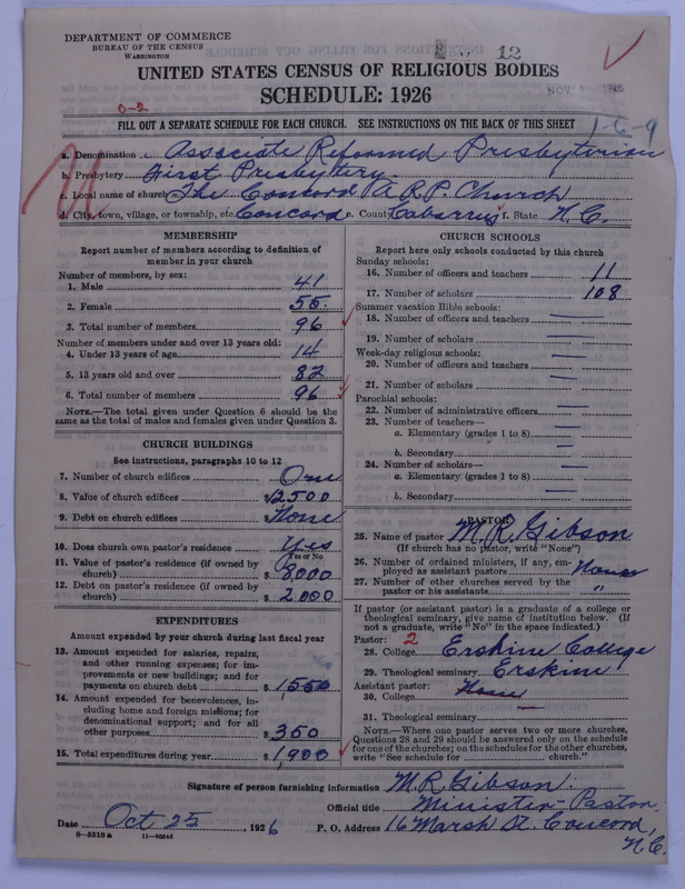 Scan of Associate Reformed Presbyterian Church: 12