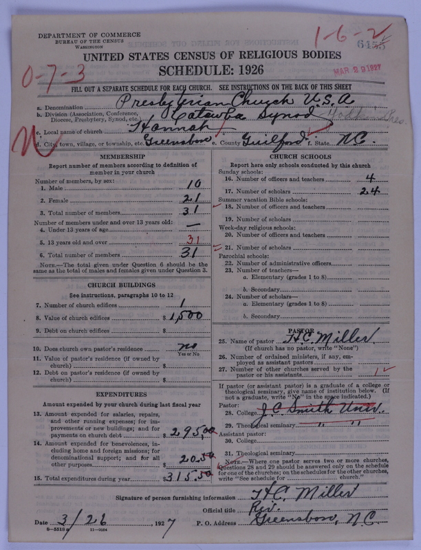 Scan of Presbyterian Church in the United States of America: 6455