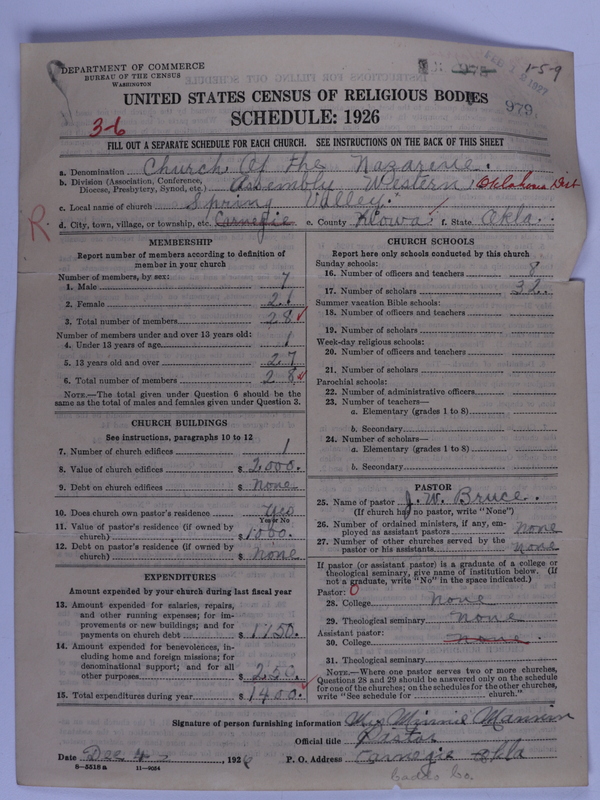 Scan of Church of the Nazarene: 979