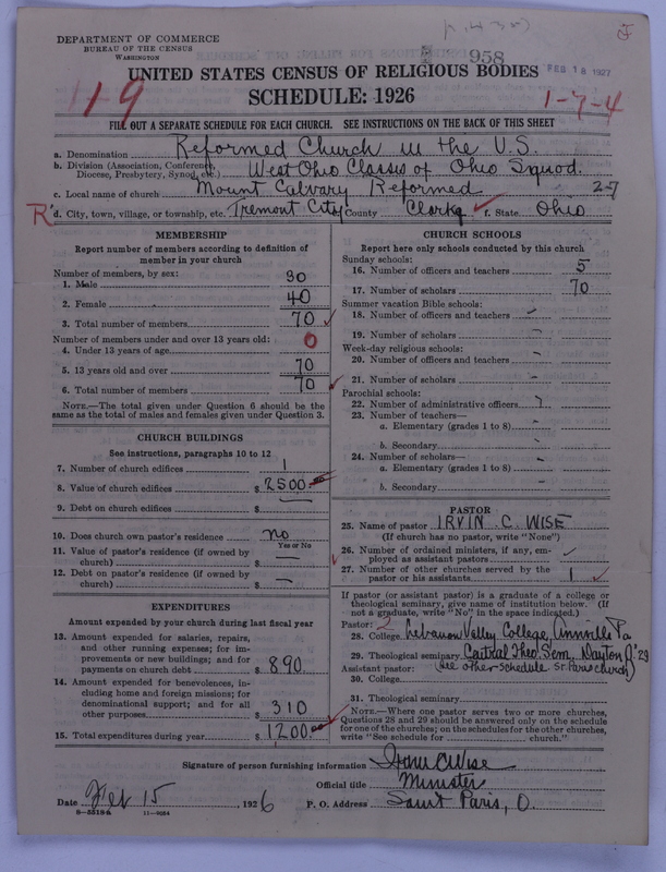 Scan of Reformed Church in the United States: 958