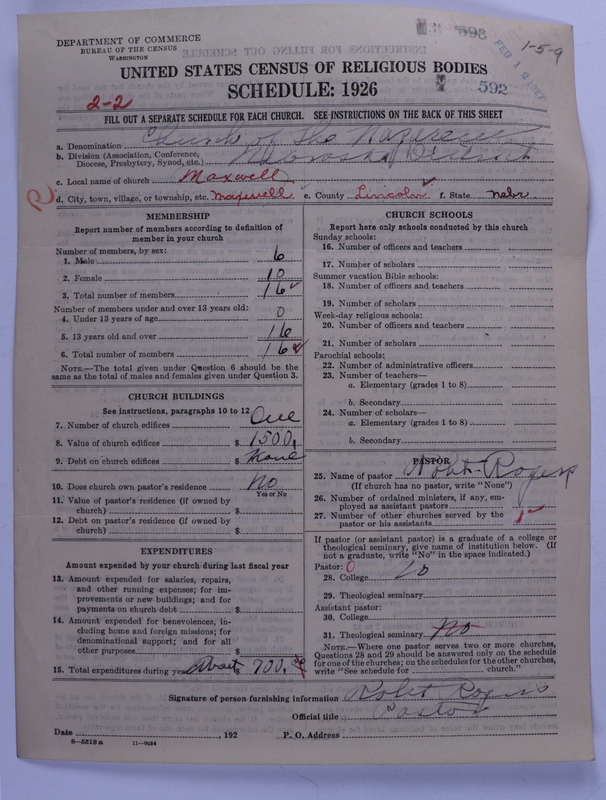 Scan of Church of the Nazarene: 592