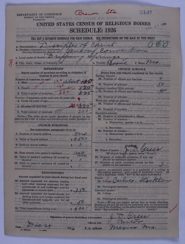 Scan of Disciples of Christ: 2497