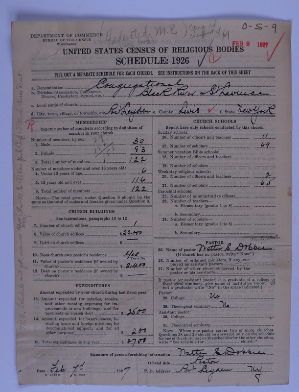 Scan of Federated Churches: