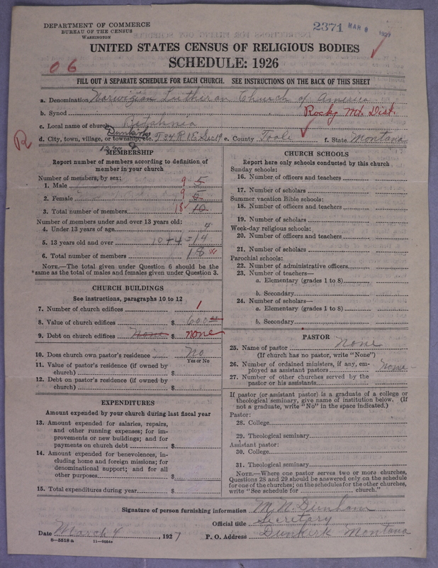 Scan of Norwegian Lutheran Church of America: 2371