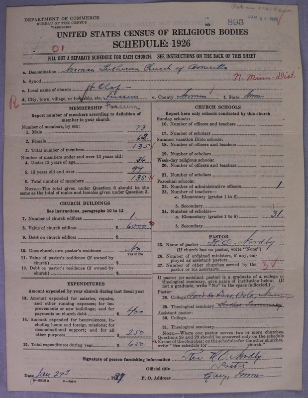 Scan of Norwegian Lutheran Church of America: 893