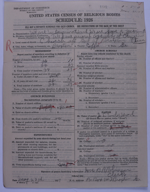 Scan of Church of God General Assembly: 191