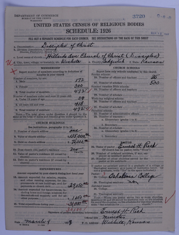 Scan of Disciples of Christ: 3720