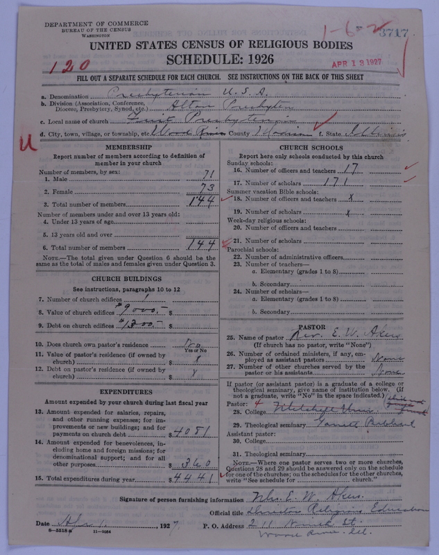 Scan of Presbyterian Church in the United States of America: 3717