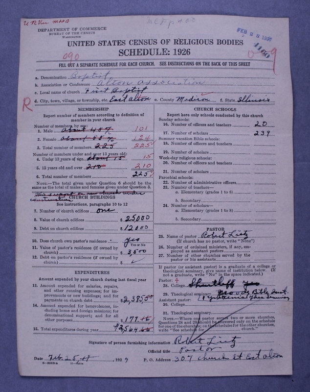 Scan of Northern Baptist Convention: 4160
