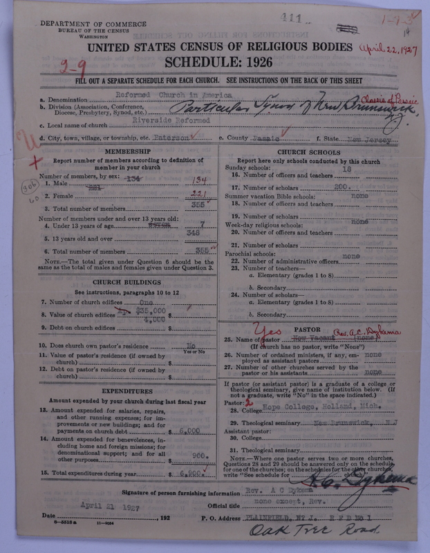 Scan of Reformed Church in America: 411