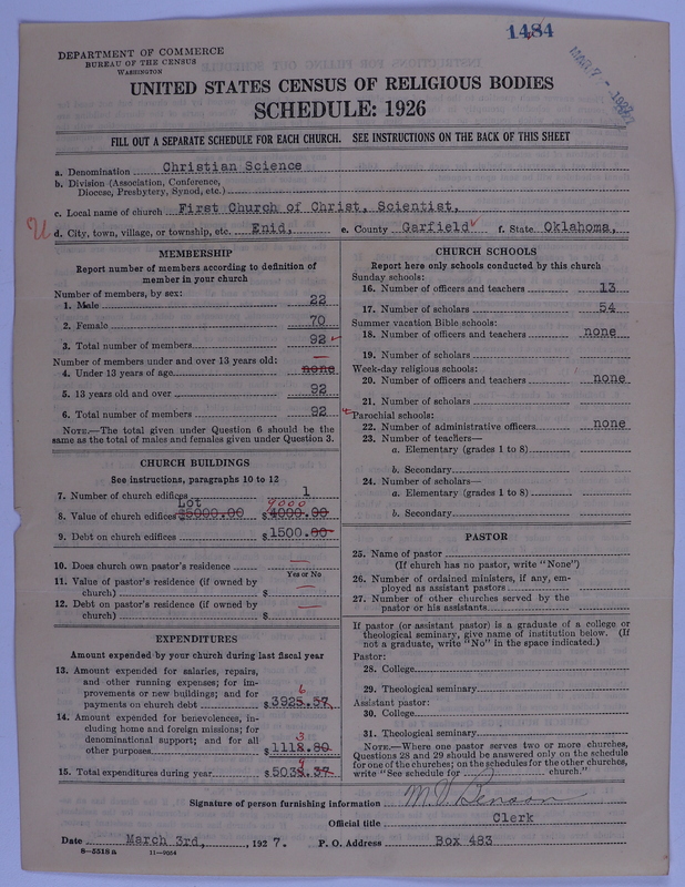 Scan of Church of Christ, Scientist: 1484