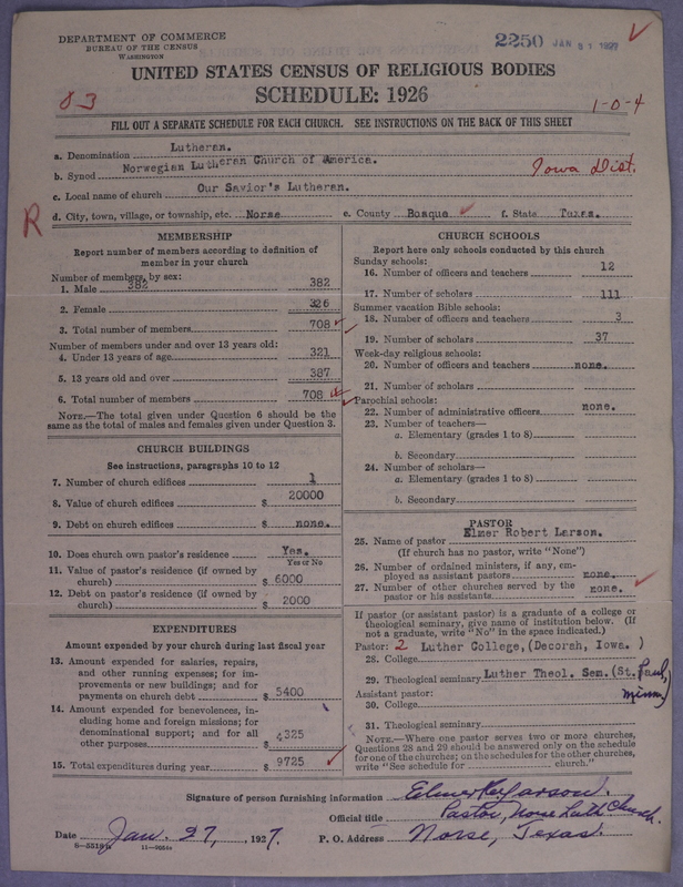 Scan of Norwegian Lutheran Church of America: 2250