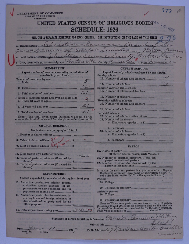Scan of Church of Christ, Scientist: 777